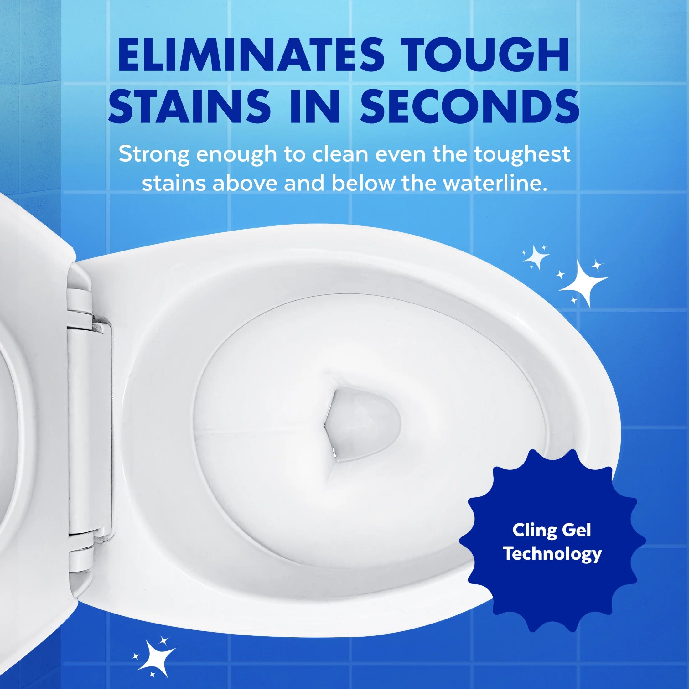 Power Toilet Bowl Cleaner Gels, Atlantic Fresh, 24 Fl Oz