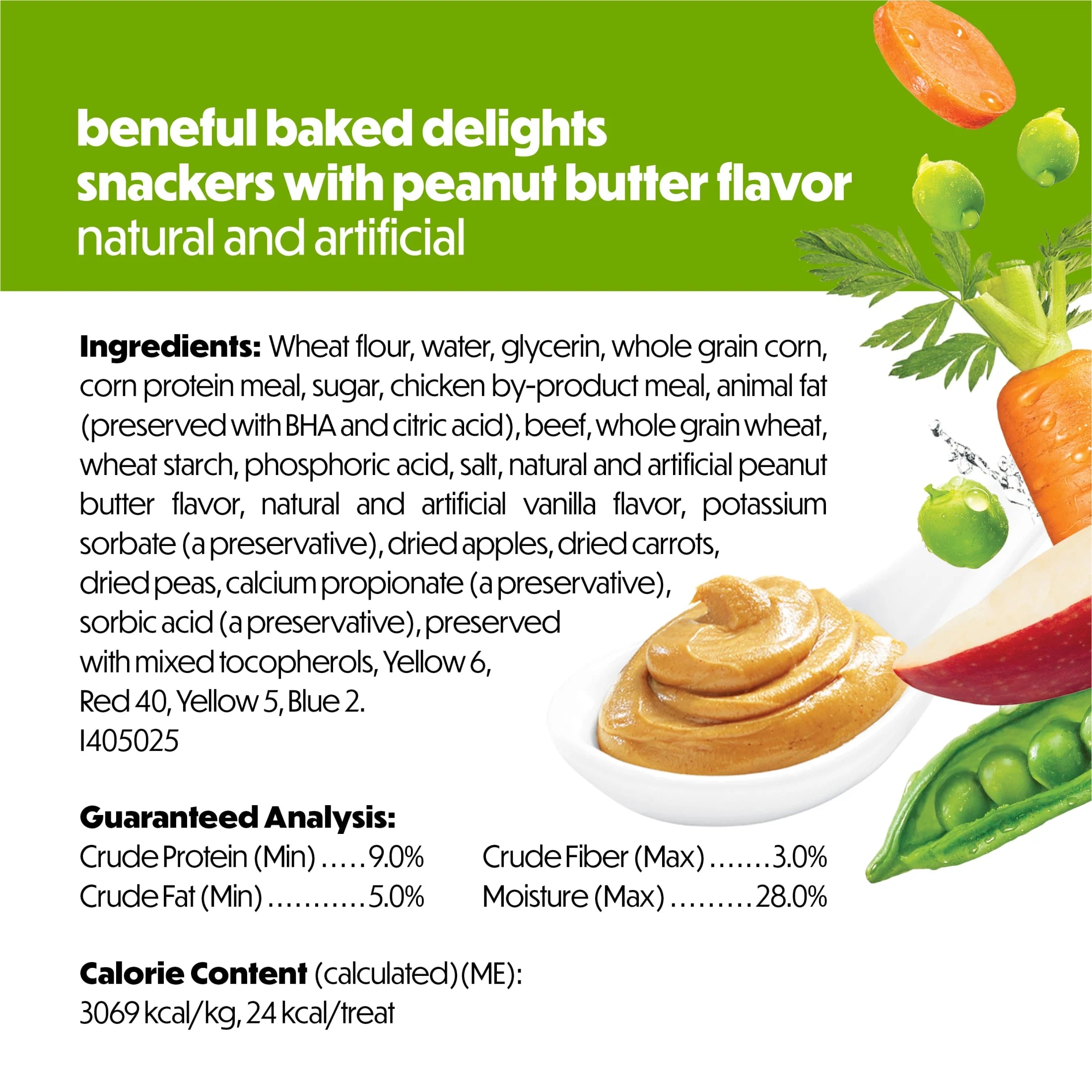 Purina  Baked Delights Snackers with Peanut Butter Flavor Soft Baked Treats for Dogs, 22 Oz.