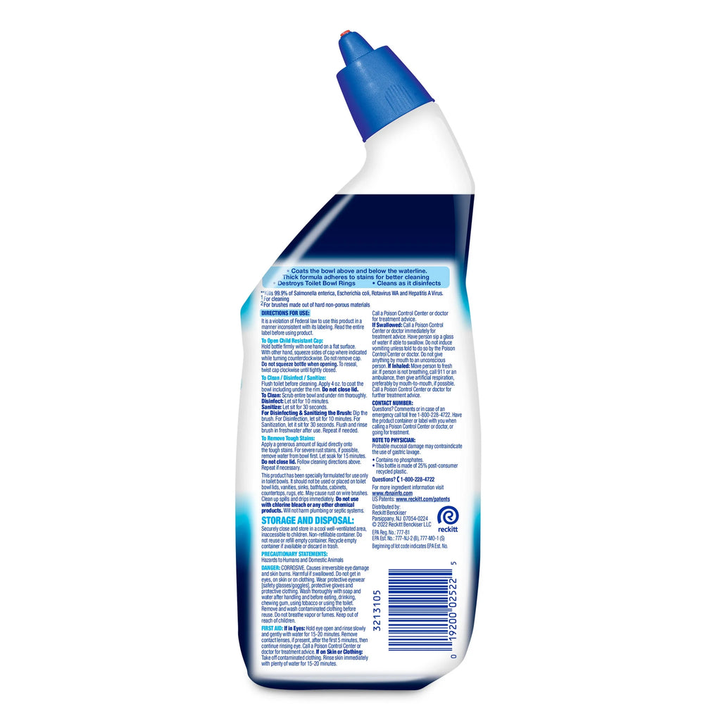 Power Toilet Bowl Cleaner Gels, Atlantic Fresh, 24 Fl Oz