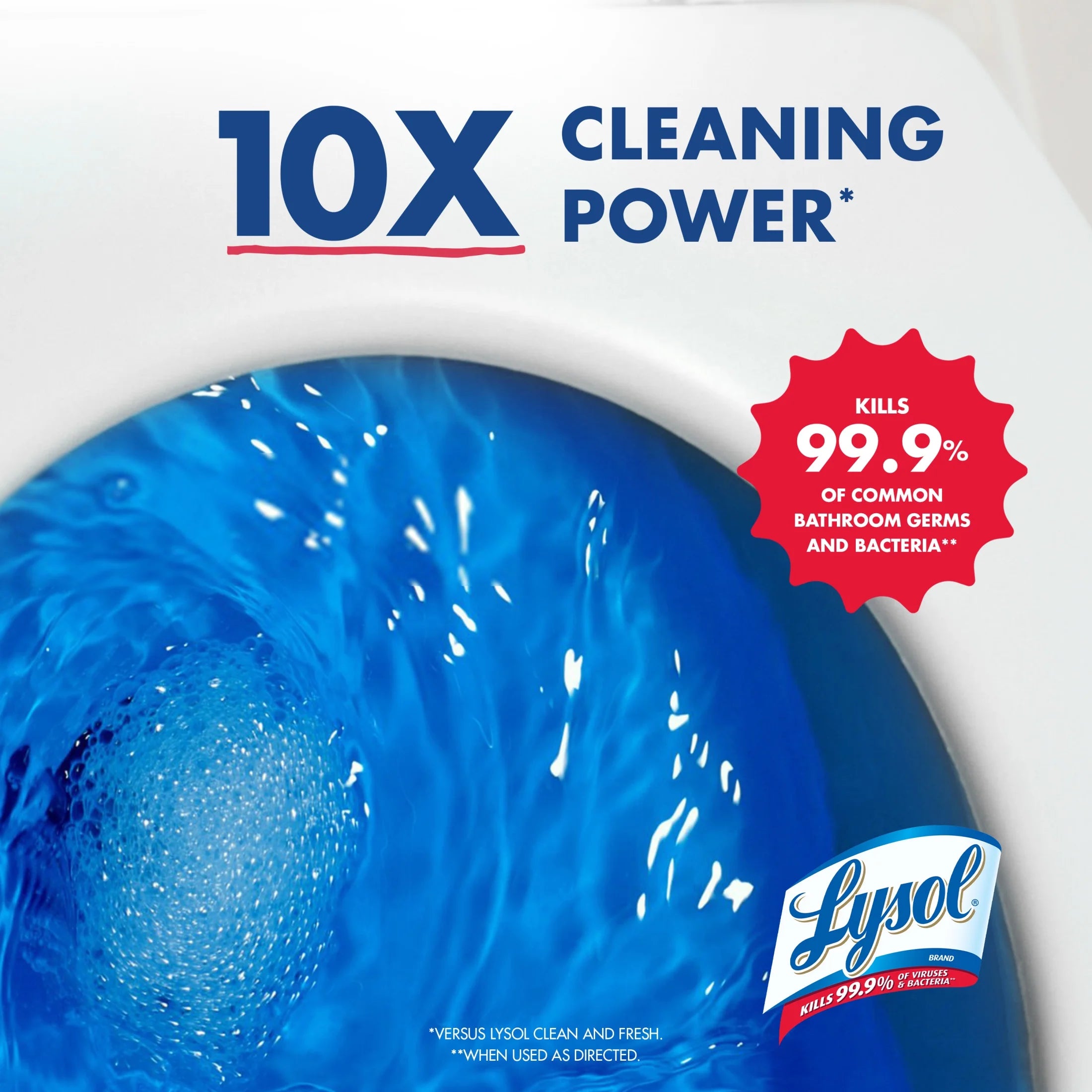 Power Toilet Bowl Cleaner Gels, Atlantic Fresh, 24 Fl Oz