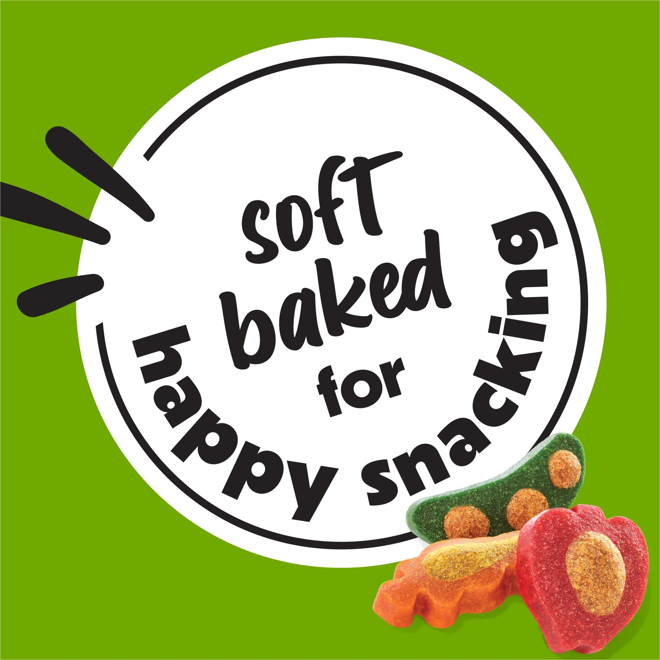 Purina  Baked Delights Snackers with Peanut Butter Flavor Soft Baked Treats for Dogs, 22 Oz.